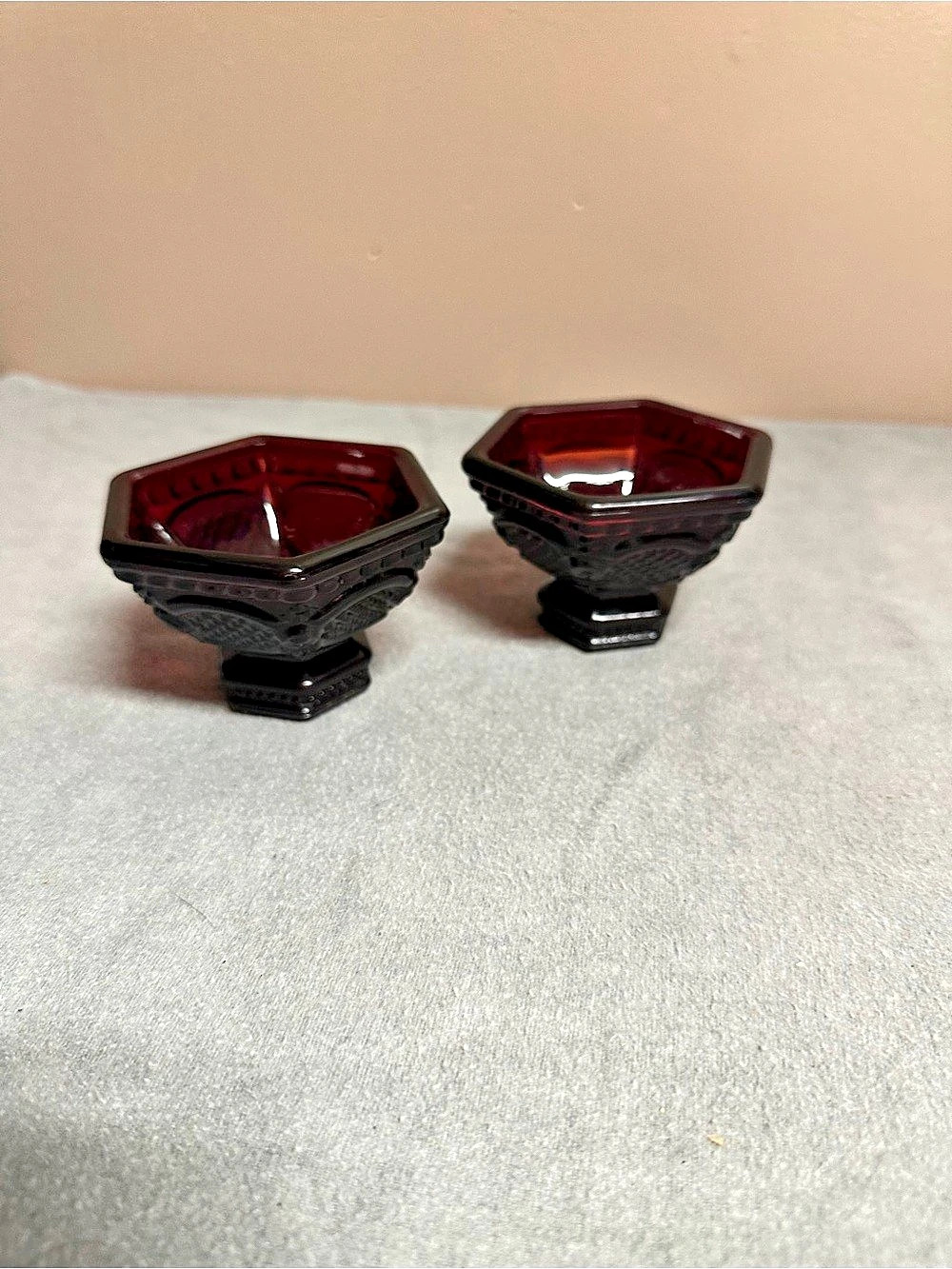 Avon 1876 Cape Cod Collection Open Salt Cellars / Salt Dips Open Salt Cellars